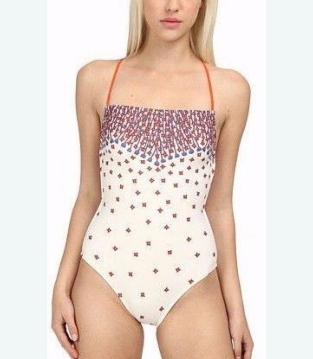 Marc by Marc Jacobs Maillot One Piece Swimsuit | Cream and Red in Medium